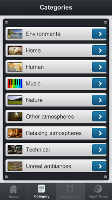 Overview of categories